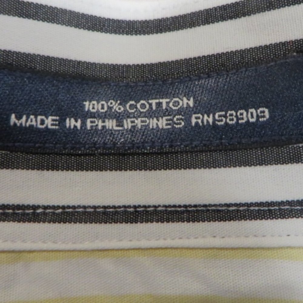 Daniel Cremieux Dress Shirt - Pastel Stripe Design - Medium - Picture 8 of 10